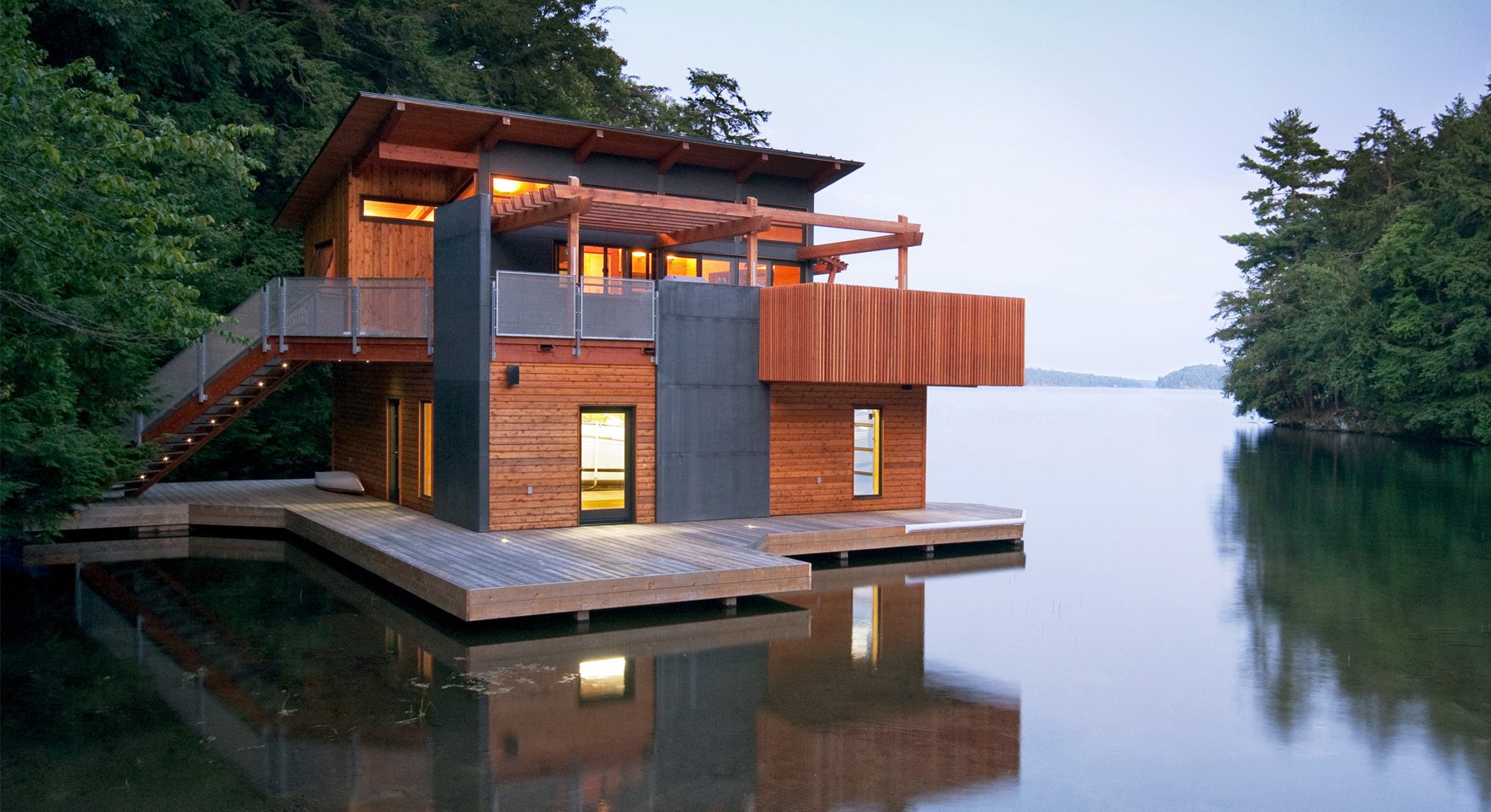 Boathouse in Muskoka Lakes - iCreatived