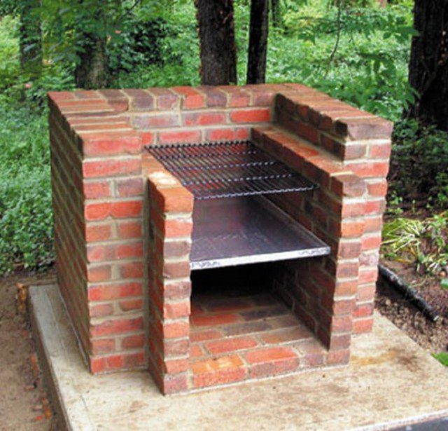 Outdoor Brick Barbecue 44