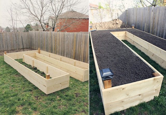 Download Raised Bed Garden Construction PNG