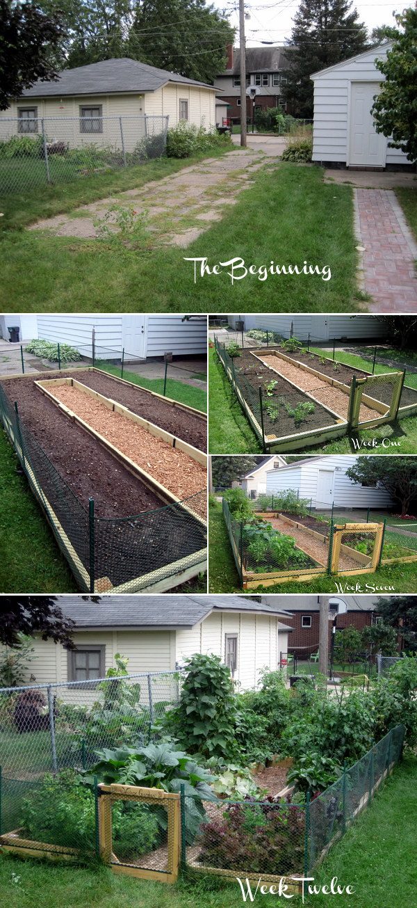 How to Build A U-Shaped Raised Garden Bed 5