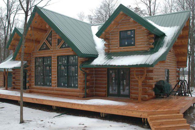 Красиво оформленный Log Cabin за $ 56000
