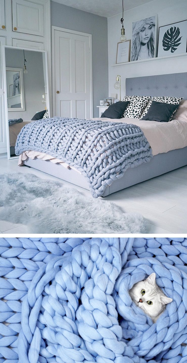 Сделайте своё гигантское одеяло в Jiffy - DIY и грейтесь