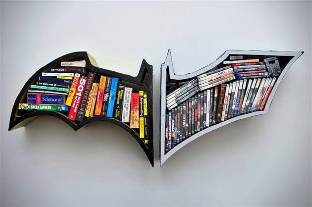 The Dark Knight Book Shelves Icreatived