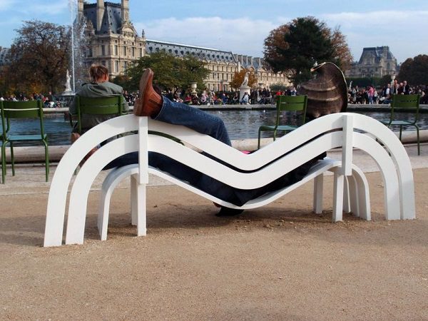 Modified Social Benches by Jeppe Hein 21