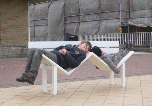Modified Social Benches by Jeppe Hein 4