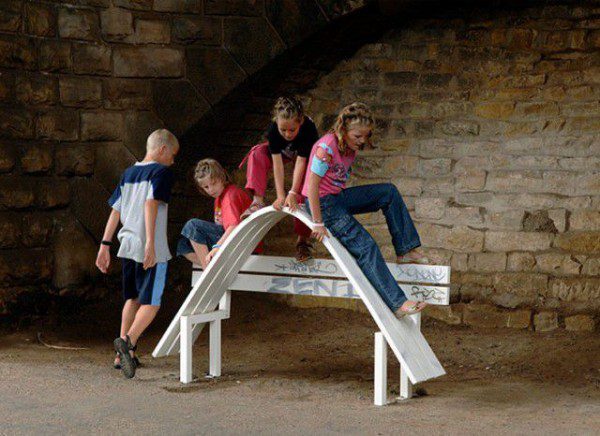 Modified Social Benches by Jeppe Hein 5