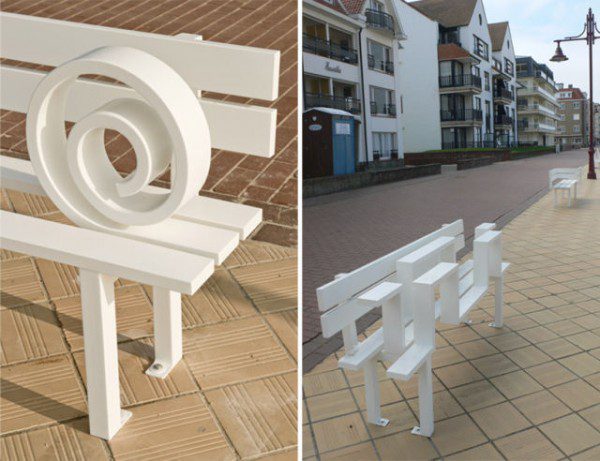 Modified Social Benches by Jeppe Hein 8