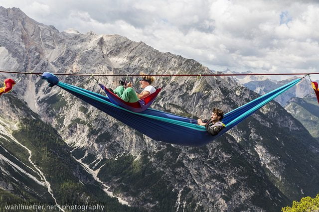 Sleep In Hammocks Suspended Hundreds Of Feet Above The Italian Alps 6