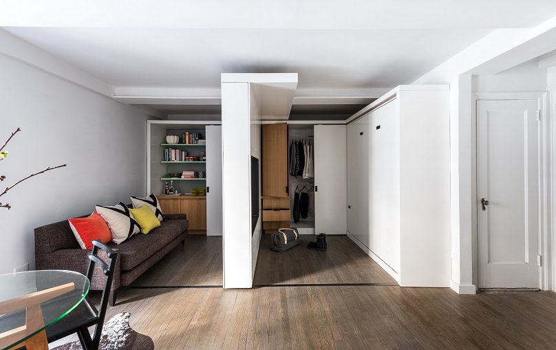 The Five to One Apartment Containing the functional and spatial elements within a compact 390 Sf 6