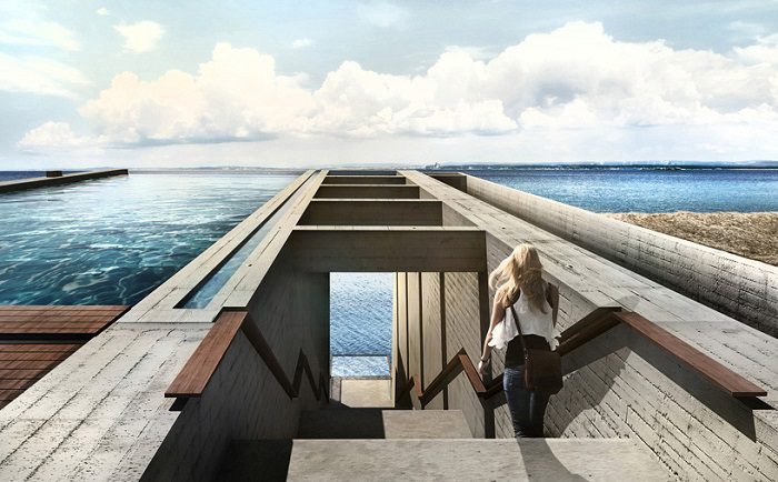 Conceptual Cliffside 'Casa Brutale' on the Aegean Sea 2