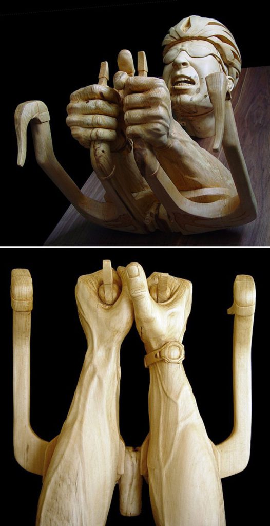 Figurative Wooden Sculptures by Stefanie Rocknak iCreatived