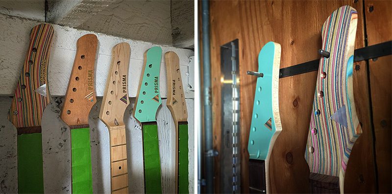 Guitars Made From Used Skateboard Decks 8