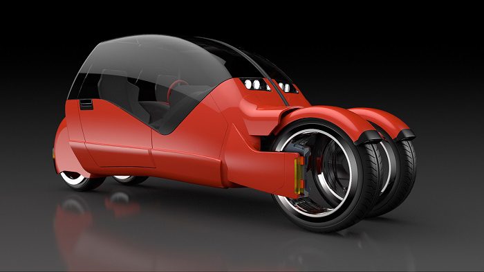 Lane Splitter Concept Car Transforms Into Two Motorbikes 3