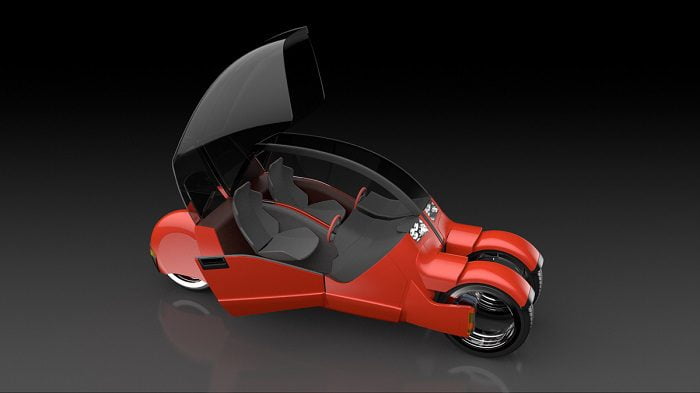 Lane Splitter Concept Car Transforms Into Two Motorbikes 4