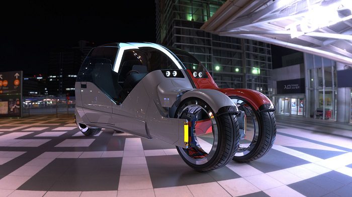 Lane Splitter Concept Car Transforms Into Two Motorbikes 7