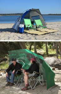 Portable Camping Sun And Weather Shelter Protection Umbrella