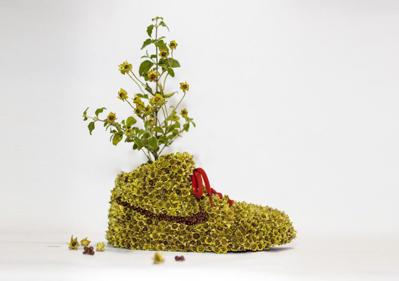 French Artist Monsieur Plant Combines Sneakers With Nature 11