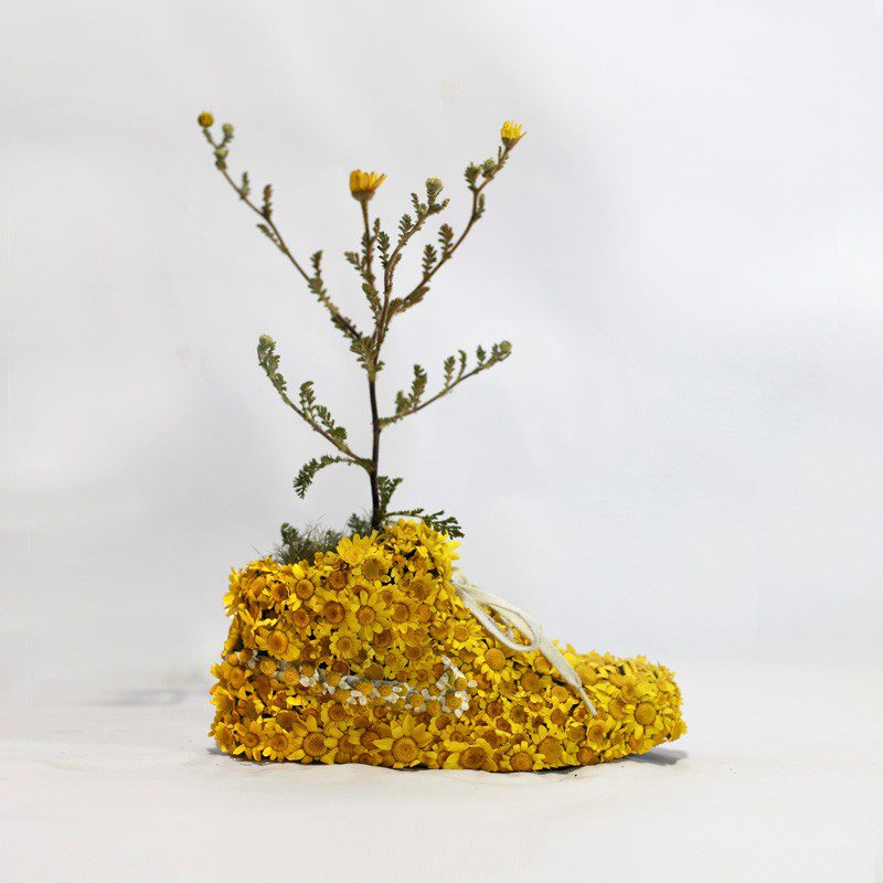 French Artist Monsieur Plant Combines Sneakers With Nature 4