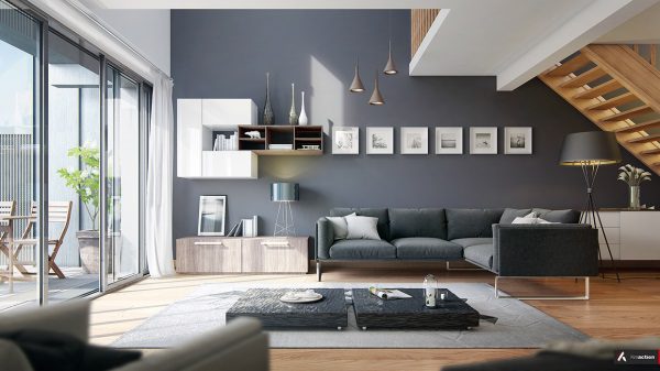 25 Modern Living Rooms with Cool and Clean Lines 17