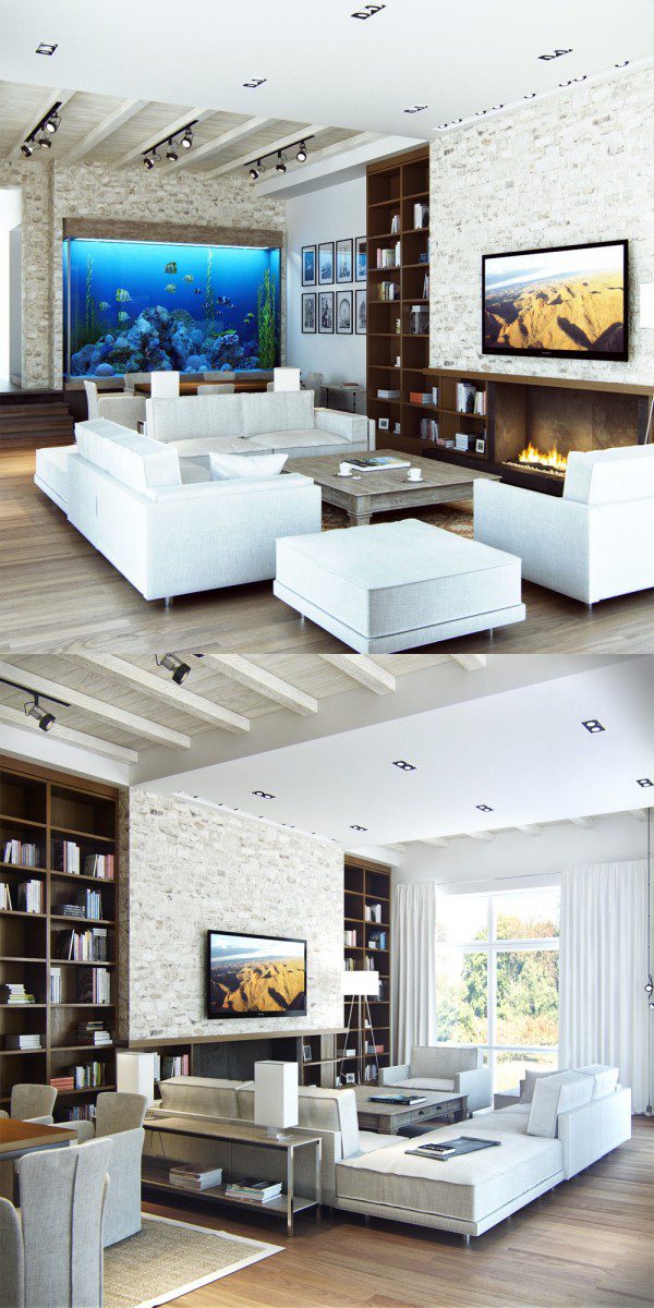 25 Modern Living Rooms with Cool and Clean Lines 22