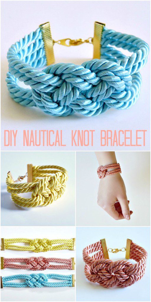 DIY Knotted Cord Bracelet 6