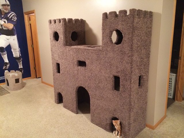 DIY Plywood Cat Castle 2