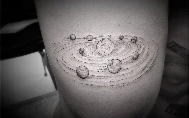 Geometric And Linear Tattoos By Dr. Woo 5