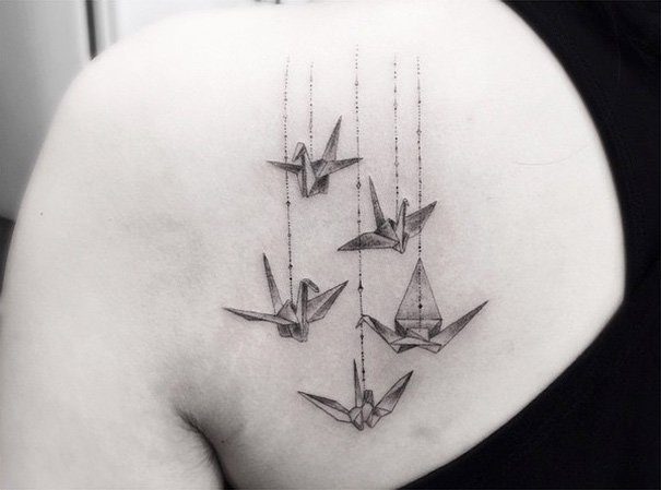 Geometric And Linear Tattoos By Dr. Woo 7
