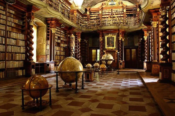 Grandiose Baroque Library Stunning Kingdom for Books 3