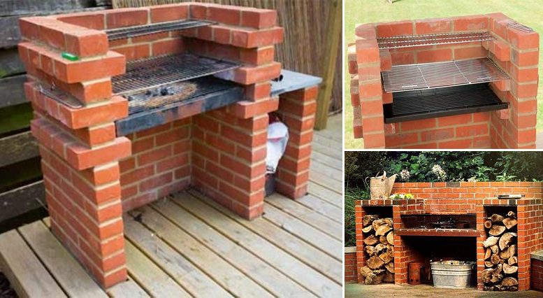 How To Build A Brick Barbecue For Your Backyard | iCreatived