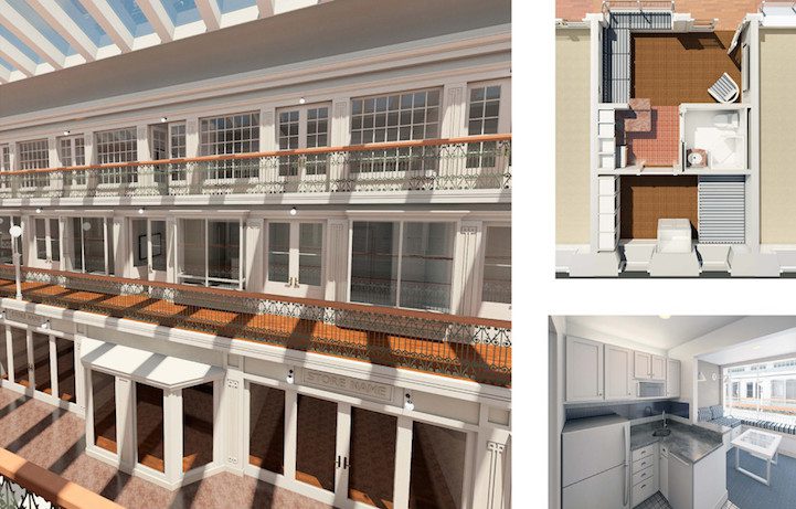 America's Oldest Mall Now Contains 48 Charming Economical Micro-Apartments 6