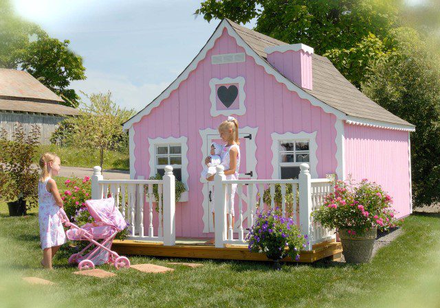 Charming Wooden Outdoor Playhouses 4