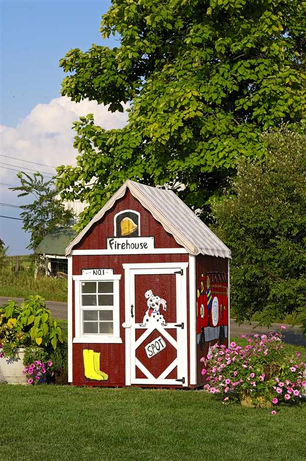 Charming Wooden Outdoor Playhouses 5