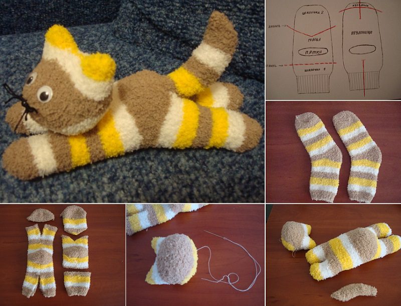 DIY Cute Sock Kitten