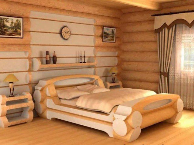 DIY Make Your Own Log Bed_3
