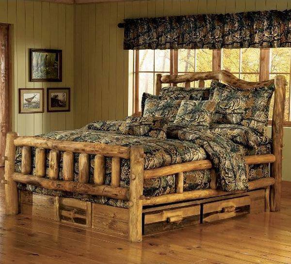DIY Make Your Own Log Bed_6