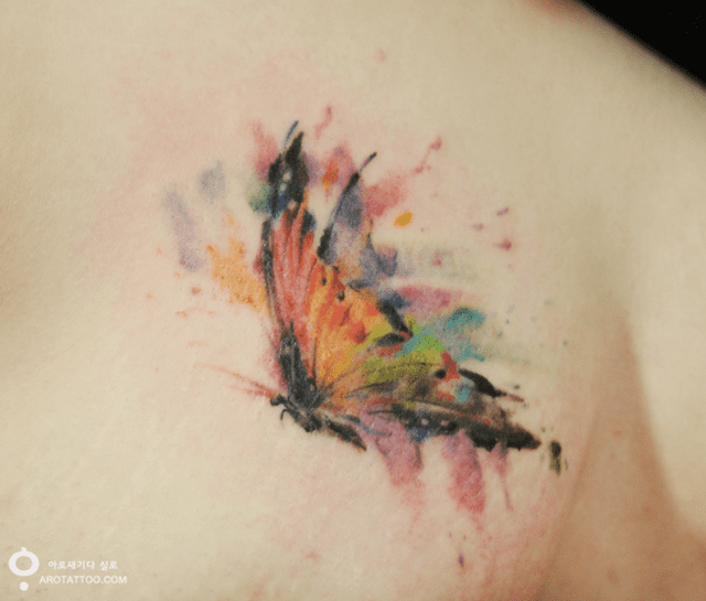 Ethereal Floral Tattoos Mimic Delicate Watercolor Paintings on Skin 9