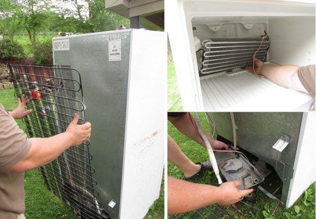 Turning an Old Broken Refrigerator into an Awesome Rustic Cooler 5