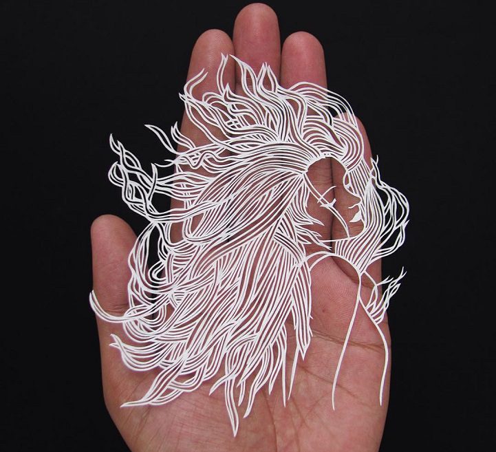 A Paper Cut that Looks Like a Piece of Whimsical
