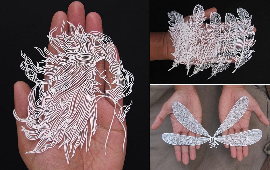 A Paper Cut that Looks Like a Piece of Whimsical Illustration