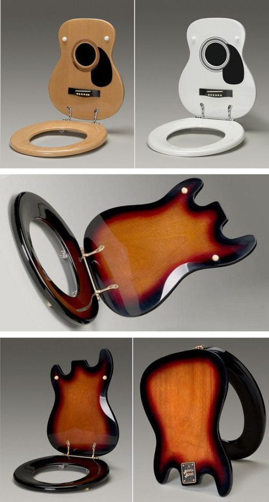Bathroom Ideas For Music Lovers Guitar Toilet Seats iCreatived