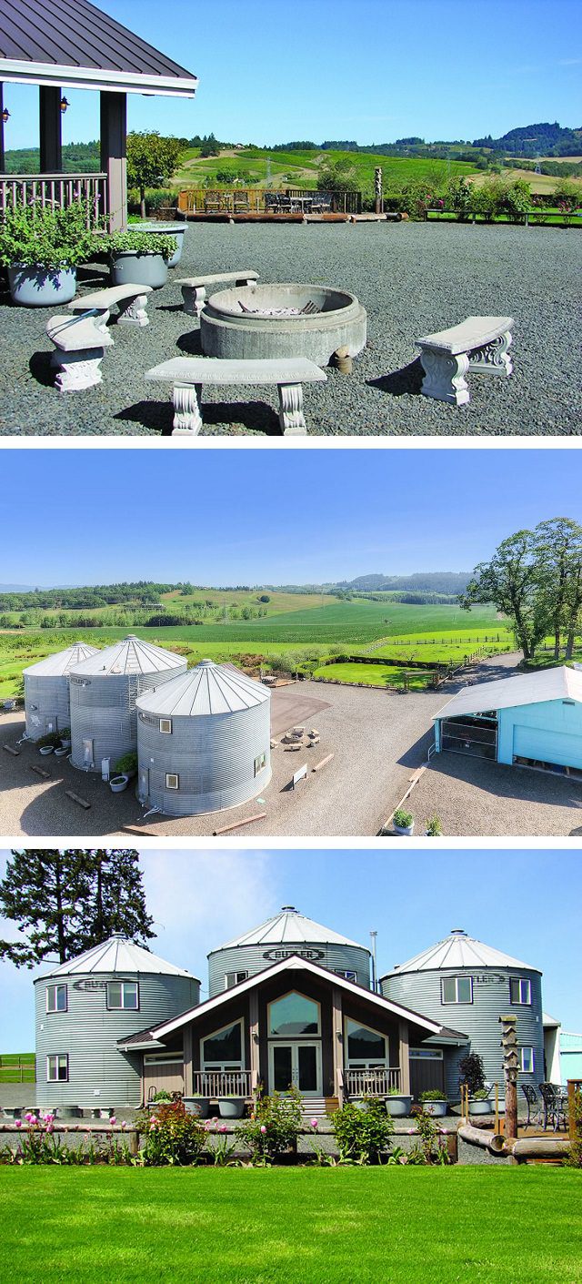 A Unique Farmhouse which was Converted from Three Old Grain Silos