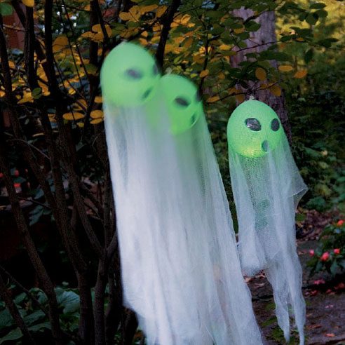 DIY Glow Stick Ghost Balloons | iCreatived