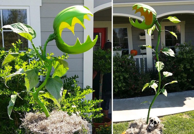 DIY Man-Eating Monster Plant for Halloween | iCreatived