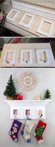 DIY Christmas Stocking Displaying Rack