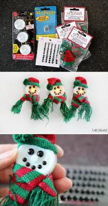 Magnetic Light-Up Snowman Crafts