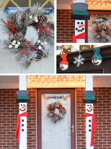 Snowman Porch Decorations