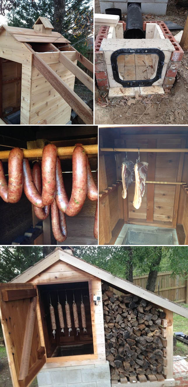 Building a Smokehouse For Those Who Live in Nature and Like Hunting