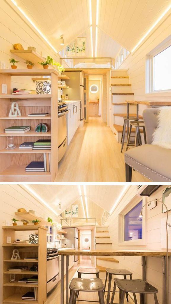 Image showcasing Tiny House Integrated With Greenhouse! | iCreatived