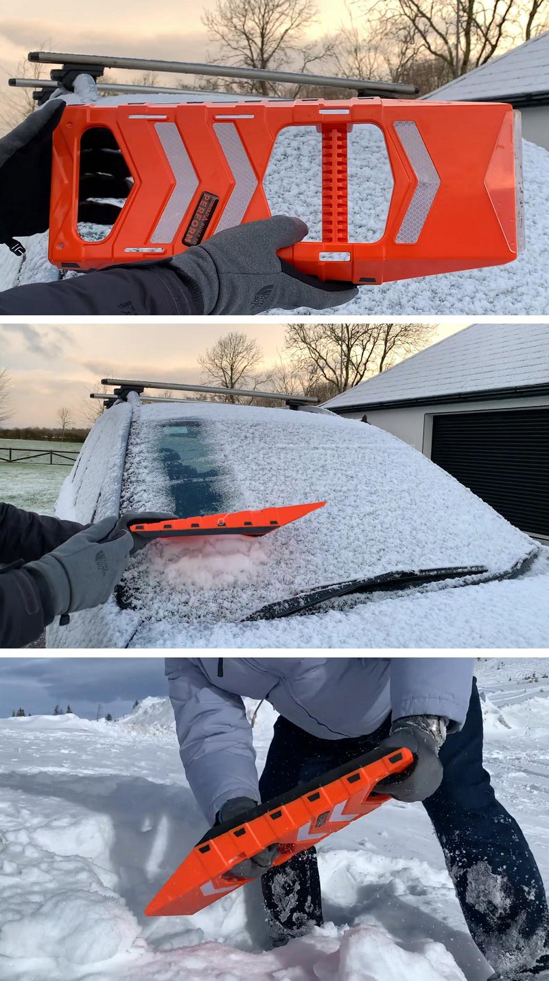The STAYHOLD® Compact Safety Shovel